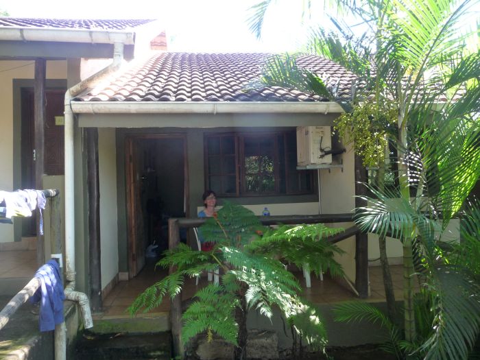 unser Zimmer mit Veranda